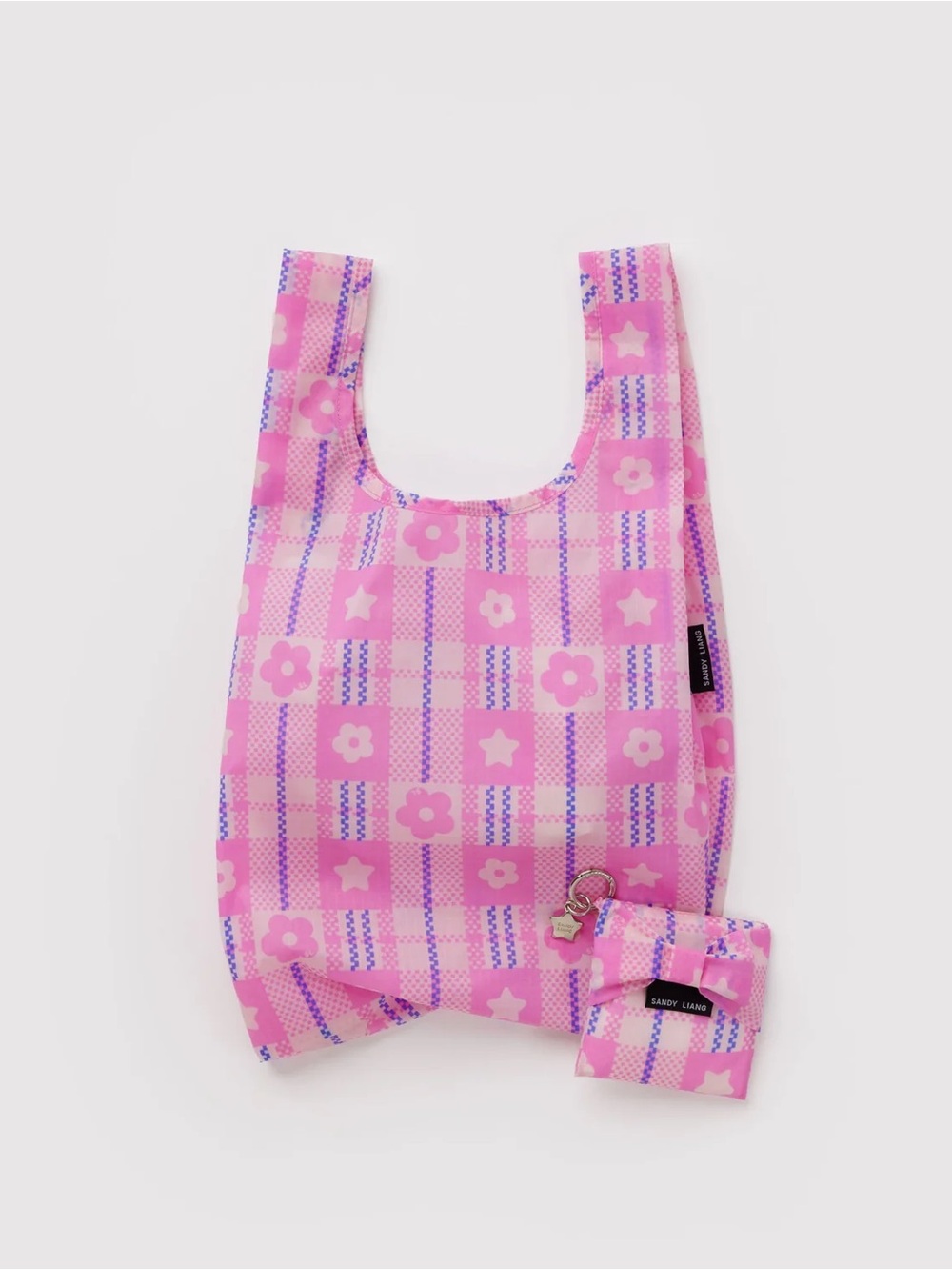 Baggu x Sandy Liang Baby Bow - Market Plaid NWT